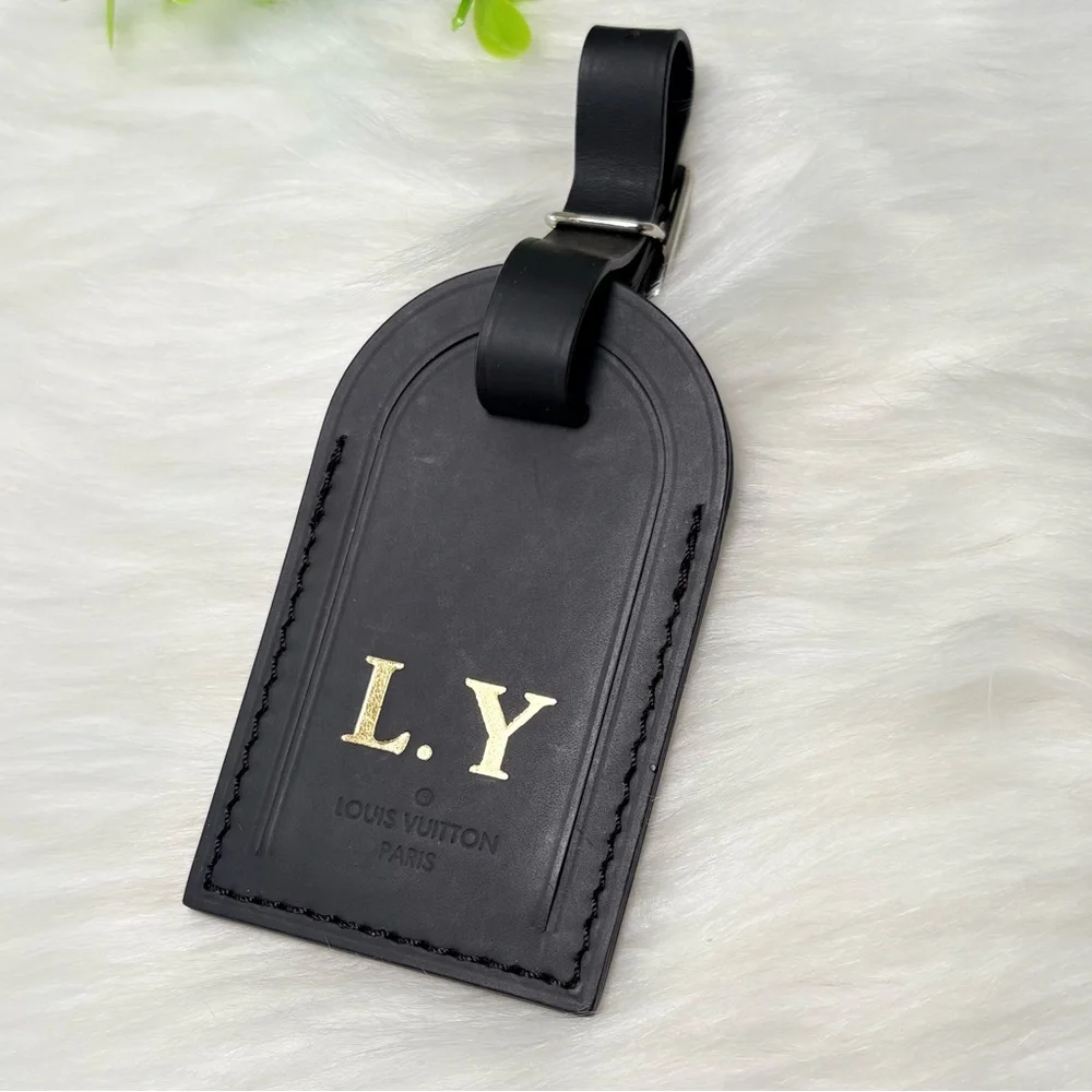 Louis Vuitton Black Luggage‎ Tag
